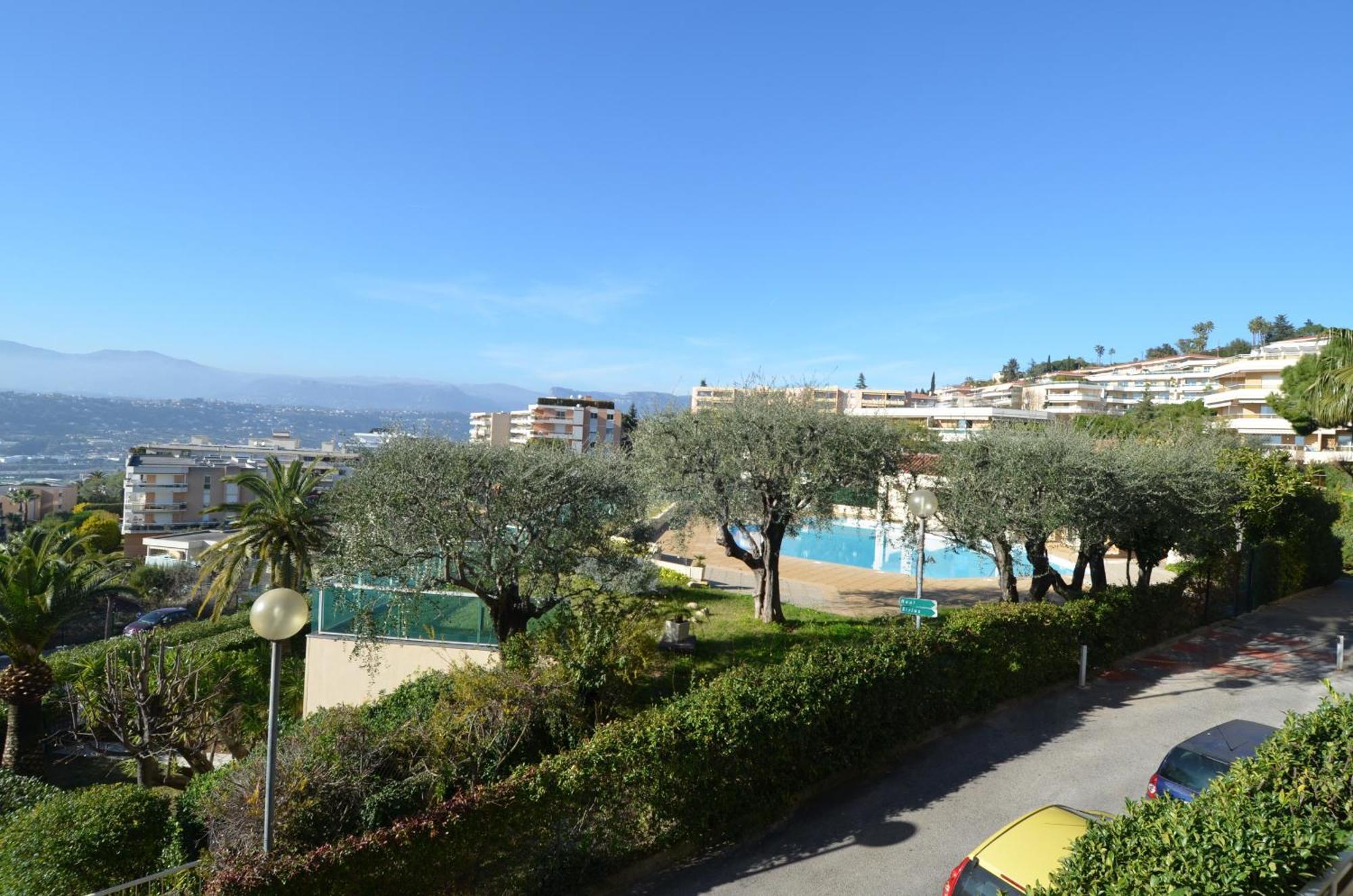 Appartement 5 personnes avec piscine sur la Corniche Fleurie à Nice Extérieur photo